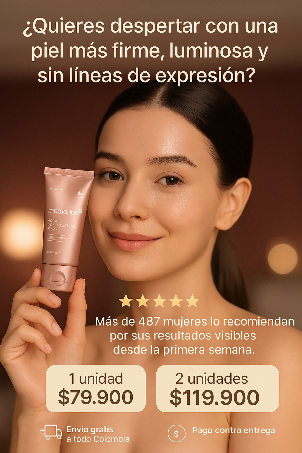 MASCARILLA FACIAL DE COLAGENO MEDICUBE