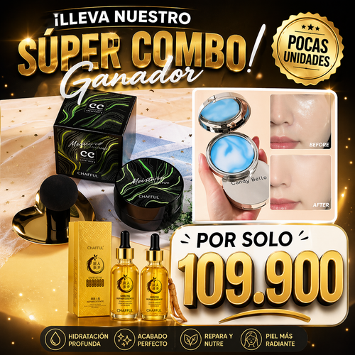 COMBO PIEL DE PORCELANA