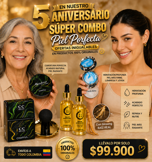 COMBO PIEL DE PORCELANA